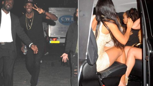 Usain Bolt sigue de fiesta: ahora fotos con chicas en un boliche de Londres