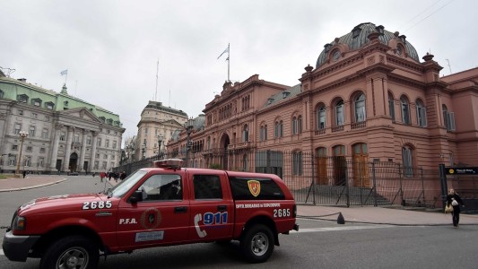 Otra amenaza de bomba en la Casa Rosada