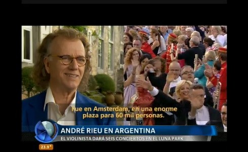 André Rieu, el violinista que masificó la música clásica, se prepara para llenar seis Luna Park