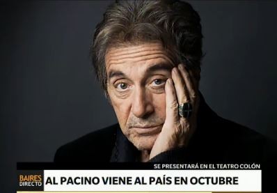 Al Pacino, al Colón