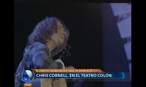 Chris Cornell, en el teatro Colón