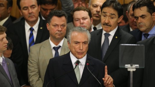 Michel Temer jura como nuevo presidente de Brasil tras la destitución de Dilma Rousseff