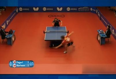 Ping pong: jugaron un increíble punto