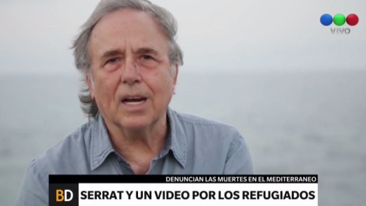 "Mediterráneo" de Serrat, en honor a miles de refugiados ahogados