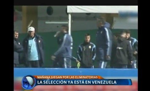 Eliminatorias: la Selección ya está en Venezuela
