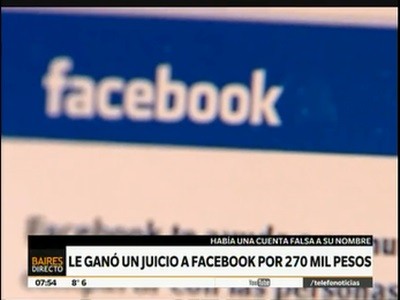 Un cordobés le ganó un juicio a Facebook porque le hicieron un perfil falso
