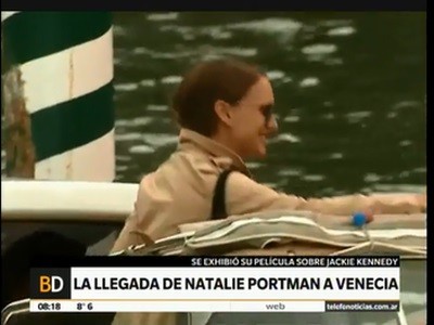 Natalie Portman presenta "Jackie" en Venecia