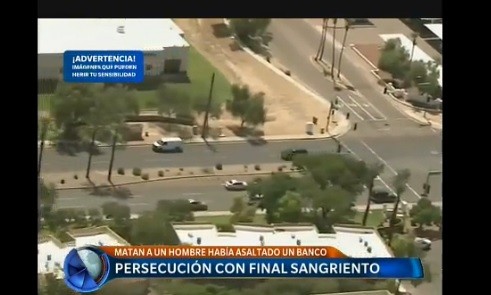 Video: persecución con final sangriento