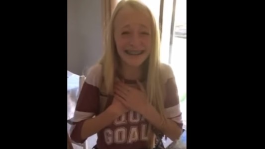 Emotivo video: el momento en que una nena se entera que tiene un donante de corazón