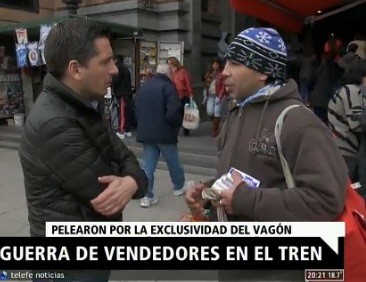 Venta ilegal: veredas calientes