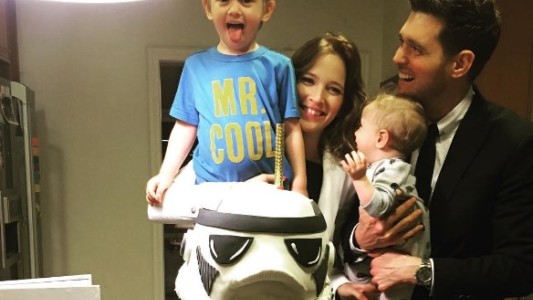 El tierno video de Noah Bublé cantándole a su papá