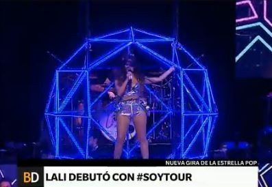 Lali Espósito debutó con #SoyTour