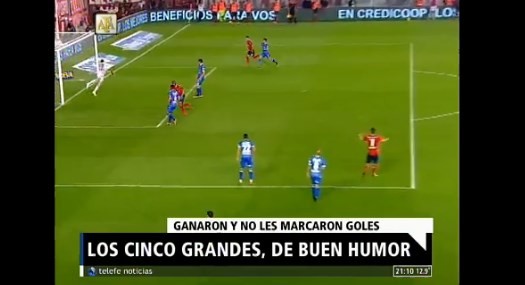 Los cinco grandes, de buen humor