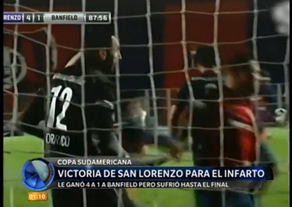 Copa Sudamericana: San Lorenzo goleó a Banfield, pero sufrió para clasificar