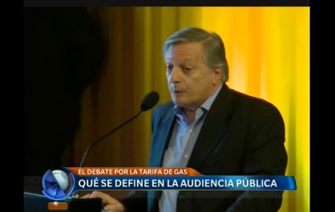Al abrir la audiencia pública por el gas, Aranguren ratificó un "aumento promedio de 203%" para usuarios residenciales