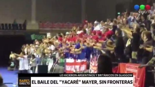 El baile del "Yacaré" Mayer, sin fronteras