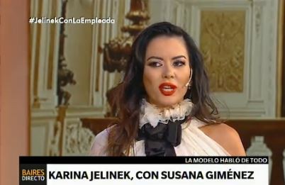 Karina Jelinek: "Quiero que la Primera Dama sea modelo de mi línea de ropa interior"