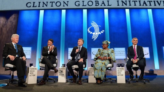 Macri, junto a Clinton en Nueva York: "Argentina quiere ser parte del mundo"