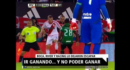 Ir ganando y... no poder ganar