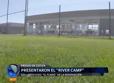 D'Onofrio presentó River Camp