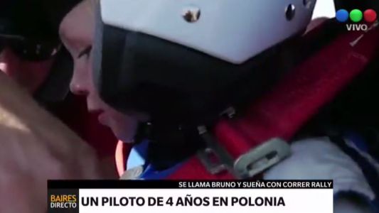 Un piloto de 4 años en Polonia