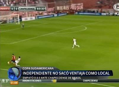 Copa Sudamericana: Independiente no sacó ventaja como local