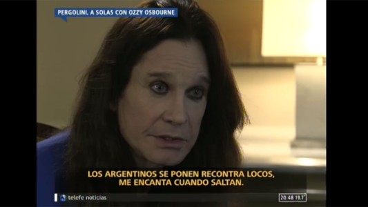 Ozzy Osbourne, a solas con Mario Pergolini