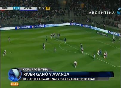 River ganó y avanza