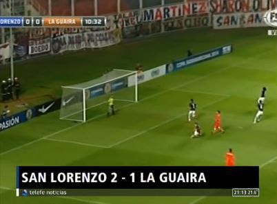 San Lorenzo le ganó a La Guaira