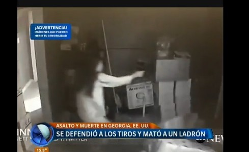 Video: mujer se defendió a los tiros en su casa y mató a un ladrón