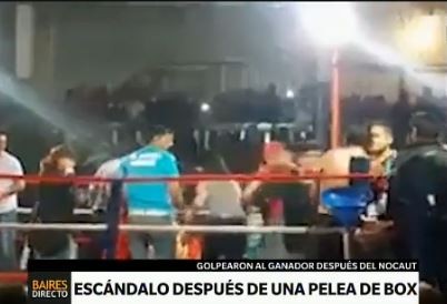 Salta: escándalo después de una pelea de boxeo