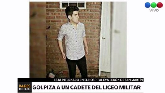 Un cadete militar de 16 años fue golpeado y está grave