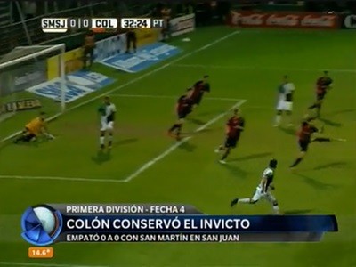 San Martín y Colón cerraron la fecha con un empate en cero