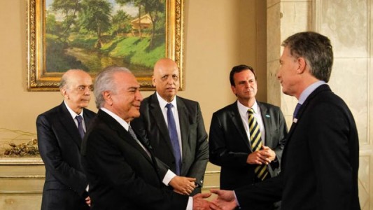 Mauricio Macri recibirá a Michel Temer en la Casa Rosada el próximo lunes