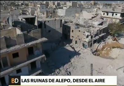 Las ruinas de Alepo, desde un drone
