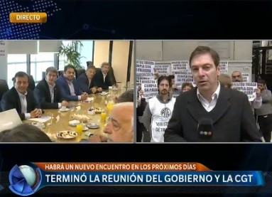 Reunión entre el Gobierno y la CGT