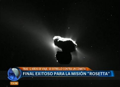 Final exitoso para la misión "Rosetta"