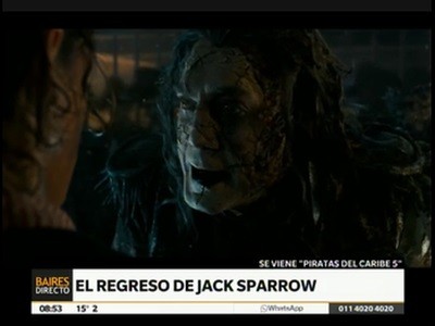 Primer anticipo de "Los piratas del Caribe 5: la venganza de Salazar"