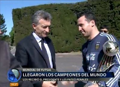 Llegaron los campeones del futsal