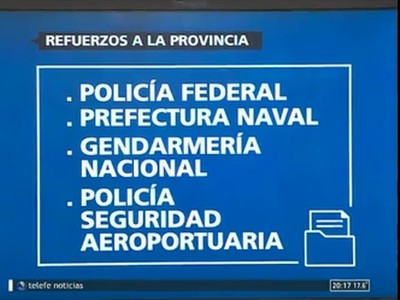 El Gobierno anunció el refuerzo de la seguridad en la Provincia