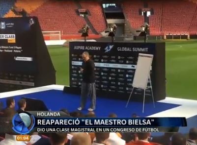 Reapareció "El maestro Bielsa"