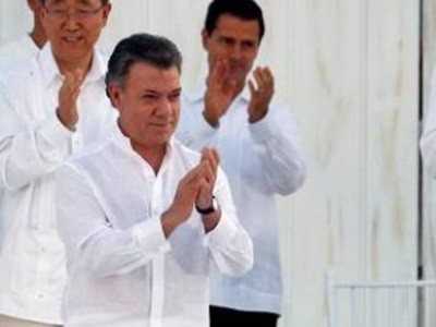 Premio Nobel de la Paz al presidente colombiano Juan Manuel Santos