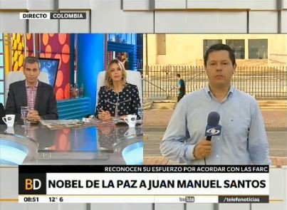 Juan Manuel Santos: "El premio es un reconocimiento a las víctimas del conflicto armado colombiano