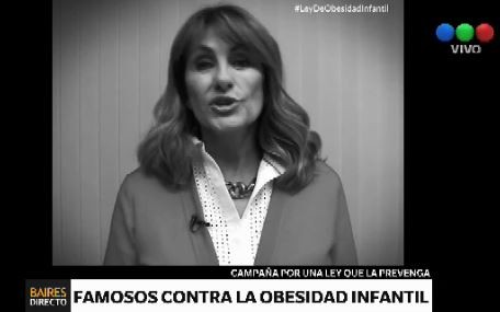 Personalidades del espectáculo, unidas por una Ley de Obesidad Infantil