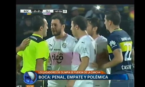 Habló el árbitro tras el escándalo en Boca-Olimpia: "El espectáculo se arruinó por un error mío"