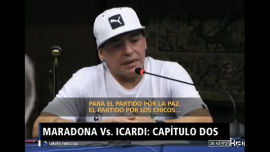 Maradona vs. Icardi: capítulo dos