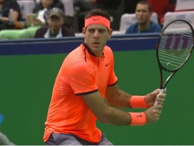 Del Potro se despidió rápido del Master 100 de Shangai y ya no hay argentinos