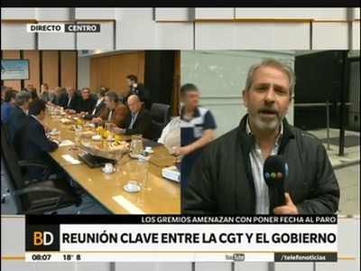 Reunión de la CGT y el Gobierno