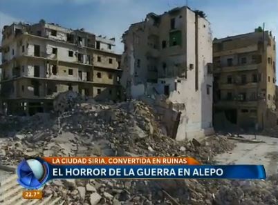 Las impactantes imágenes que muestran la destrucción de Alepo por la guerra