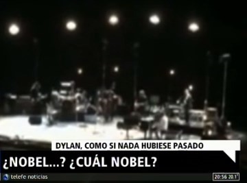 Dylan ganó el Nobel y sigue su vida normal